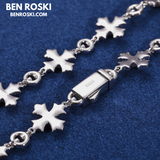 12MM Moissanite Cross Link Bracelet – 7-Inch / 8-Inch | Silver, Gold, or Rose Gold | GRA Certified