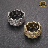 Cuban Link Band Ring – 13MM | 11g | S925 Silver | VVS Moissanite | Sizes 8, 9, 10, 11 | Gold, Silver & Rose Gold | GRA Certified