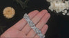 Heart Link Moissanite Necklace – 12MM | 18 / 20 / 22 Inches | 87.61g | Silver, Gold & Rose Gold | GRA Certified
