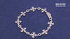 12MM Moissanite Cross Link Bracelet – 7-Inch / 8-Inch | Silver, Gold, or Rose Gold | GRA Certified