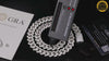 Iced Cuban Link Chain – 925 Silver | 18–22 Inch | Multiple Width Options | Moissanite |